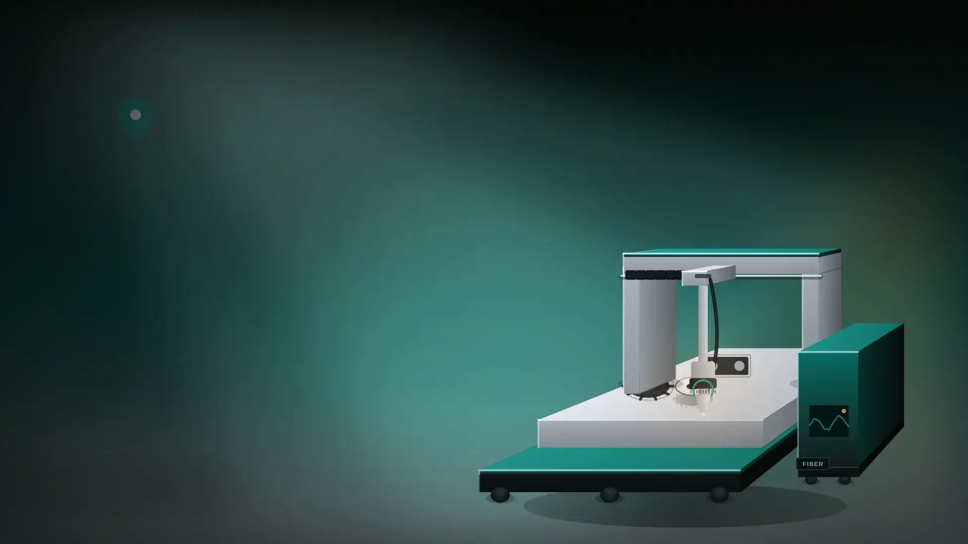 Illustration of the RA Machine front office and reception desk